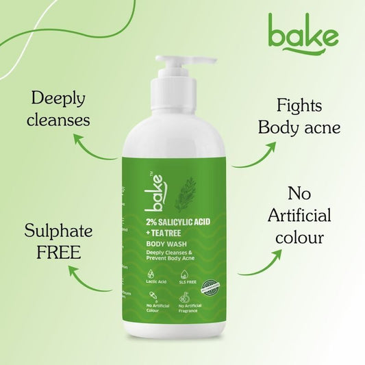 Bake 2% Salicylic Acid + Tee Tree Body Wash