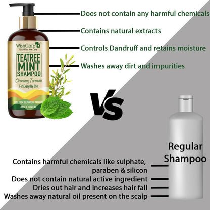 Wishcare Tea Tree Mint Shampoo