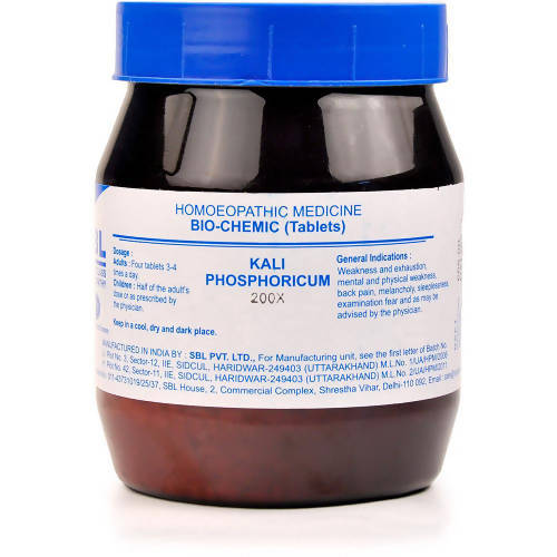 SBL Homeopathy Kali Phosphoricum Biochemic Tablets