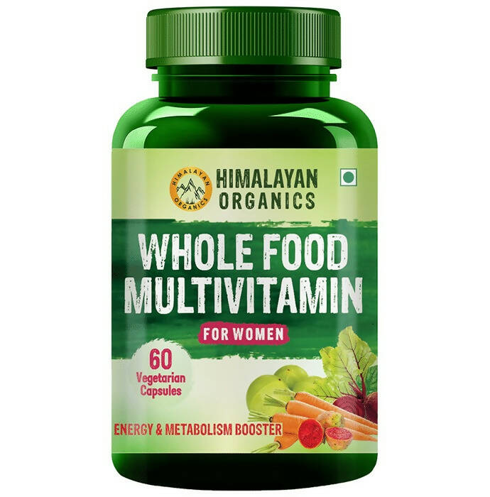 Himalayan Organics Whole Food Multivitamin For Women Capsules 