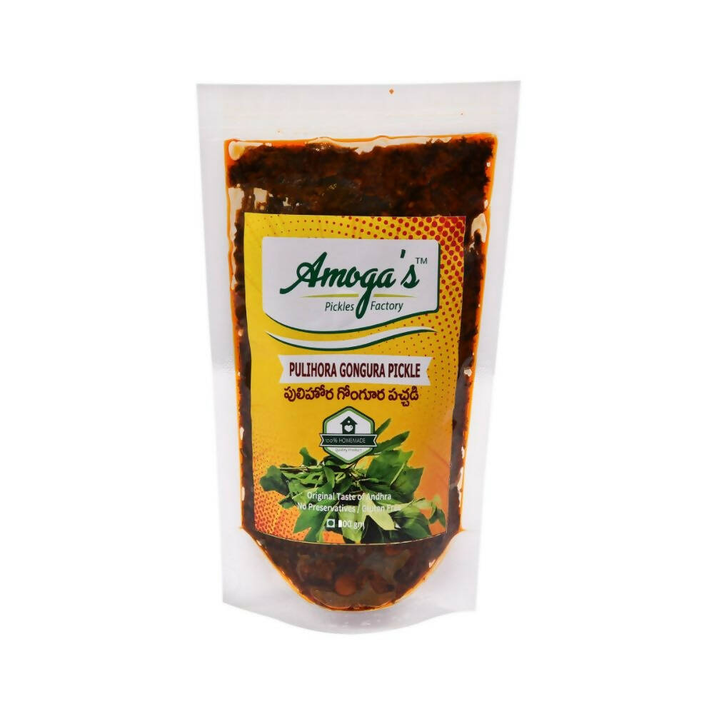 Amoga's Pickles Factory Pulihora Gongura Pickle TrueCure