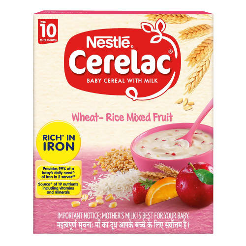 Nestle Cerelac Baby Cereal With Milk Wheat Rice Mixed Fruit, Australia, Canada 