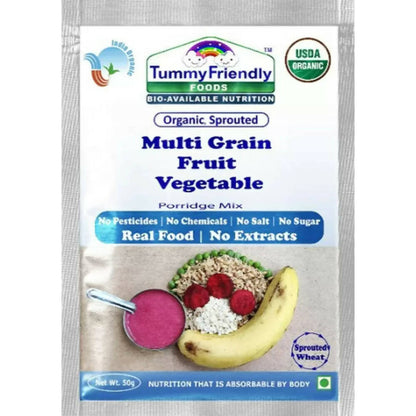 TummyFriendly Foods Certified Stage3 Porridge Mixes Trial Packs - Ragi, MultiGrain, Oats, Sathu Maavu for 8 Months Old Baby