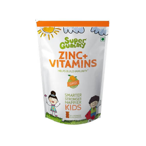 Super Gummy Zinc + Vitamins Gummies for Kids (Orange Flavor), Australia, Canada 