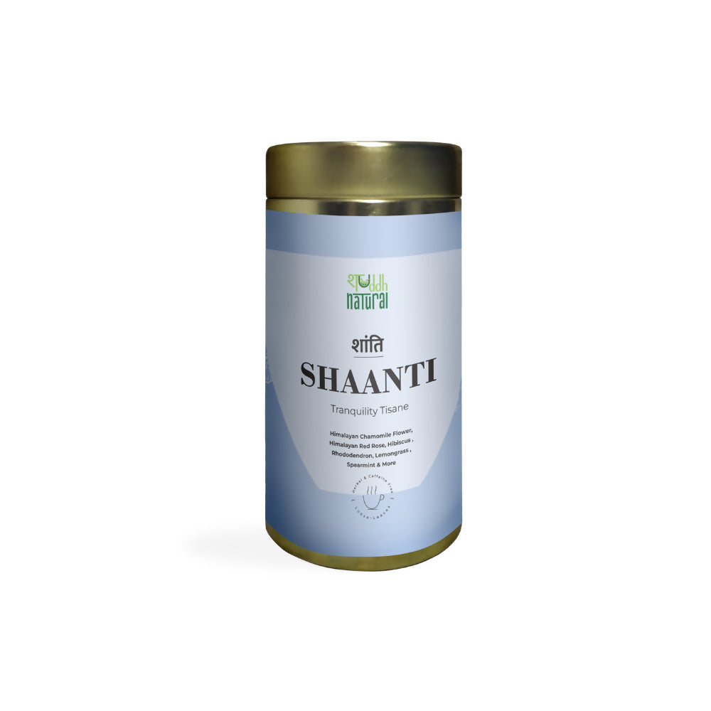 Shuddh Natural Calming Stress Relief Inside-Out Detox Shaanti Floral Tisane   