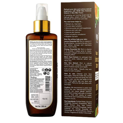 Wow Skin Science Vitamin C Skin Mist Toner