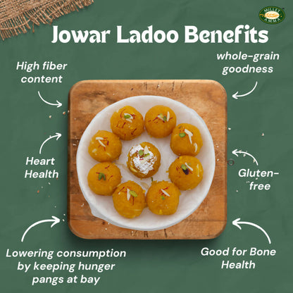 Millet Amma Jowar Laddoo-Made With Jaggery