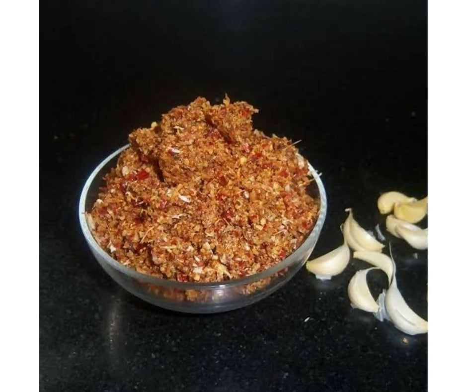 konaseema Velluli Karam Podi / Garlic Chutney Powder