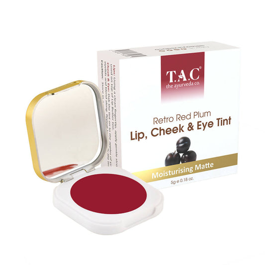 TAC The Ayurveda Co. Retro Red Lip, Cheek & Eye Tint TrueCure