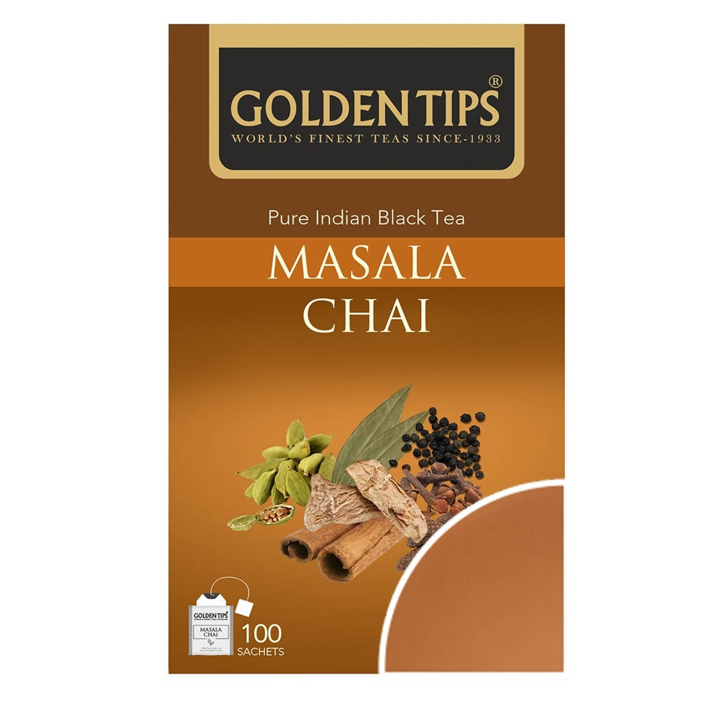 Golden Tips Masala Chai Tea Bags TrueCure