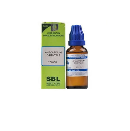 SBL Homeopathy Anacardium Orientale Dilution TrueCure