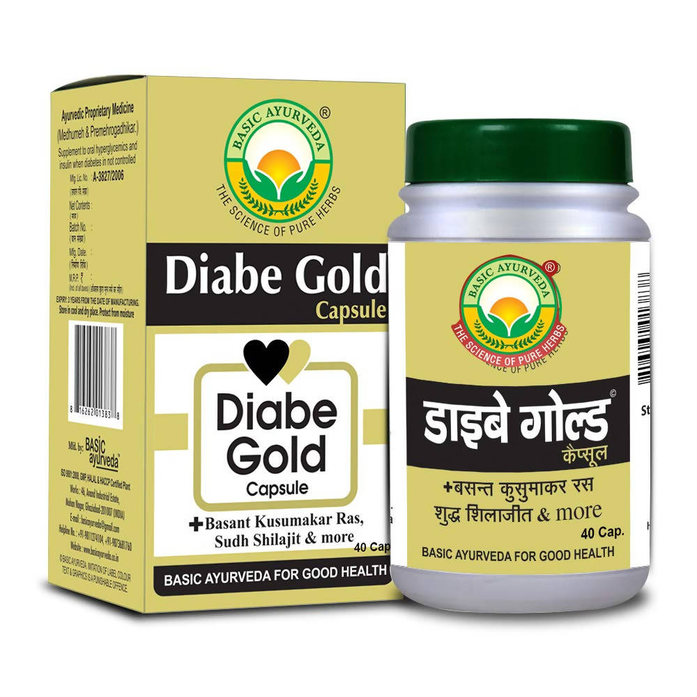 Basic Ayurveda Diabe Gold Capsules