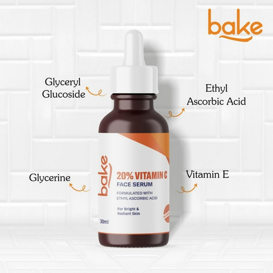 Bake 20% Vitamin C Face Serum With Ethyl Ascorbic Acid