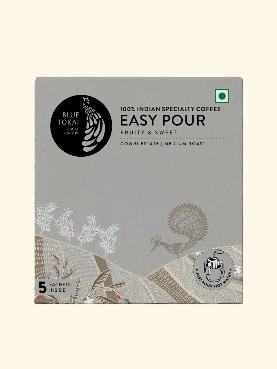 Blue Tokai Gowri Estate Medium Roast Easy Pour Sachets