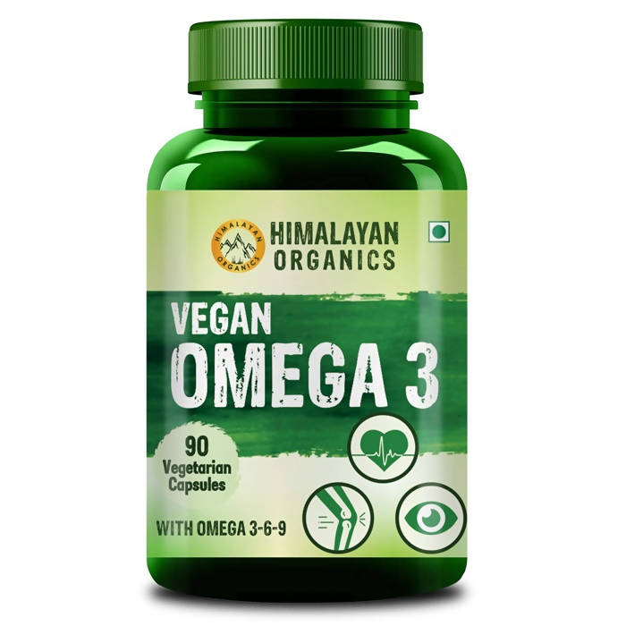 Himalayan Organics Vegan Omega 3 Vegetarian Capsules