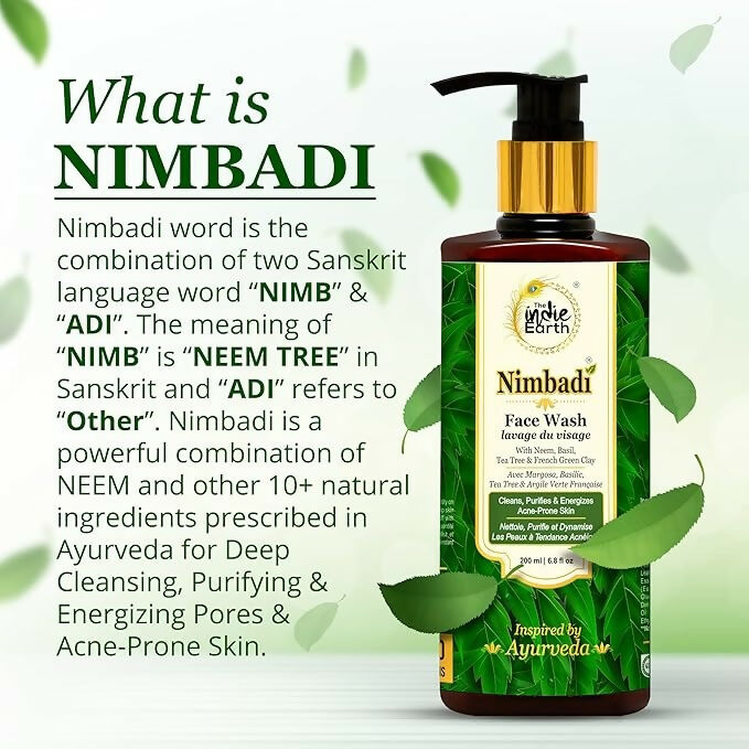 The Indie Earth Nimbadi Facewash Inspired by Ayurveda