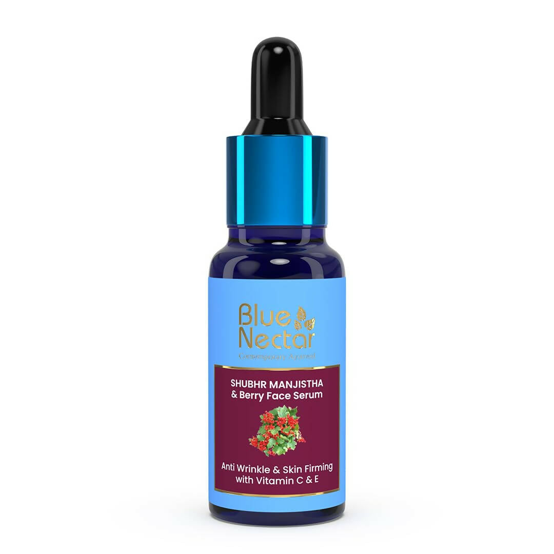 Blue Nectar Manjistha & Berry Face Serum with Vitamin C & E 