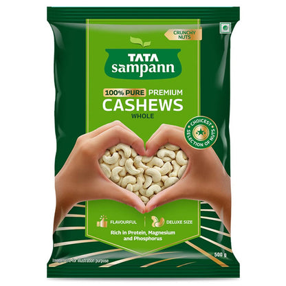 Tata Sampann Premium Cashews Whole TrueCure