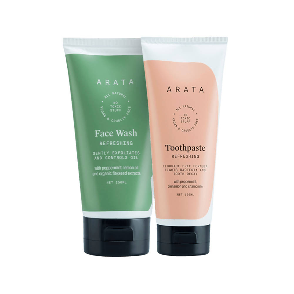 Arata Face wash & Toothpaste Combo