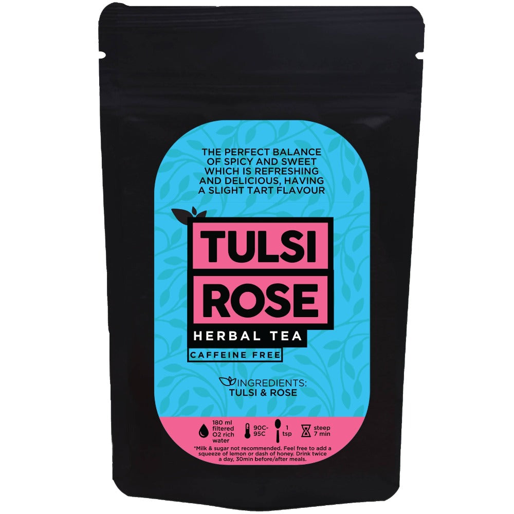 The Tea Trove - Tulsi Rose Herbal Tea