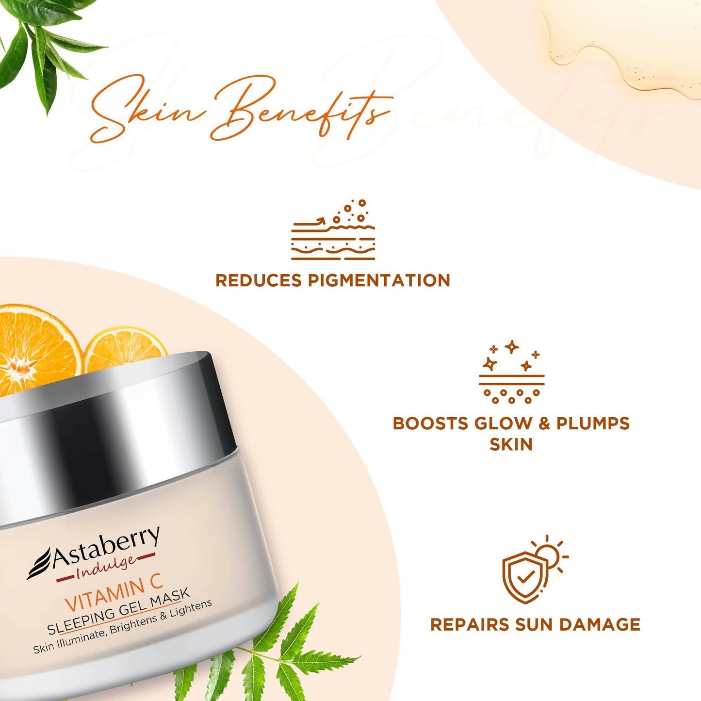 Astaberry Indulge Vitamin C Sleeping Gel Mask