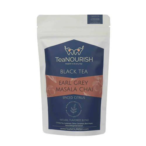 TeaNourish Earl Grey Masala Chai Tea TrueCure