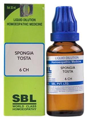 SBL Homeopathy Spongia Tosta Dilution