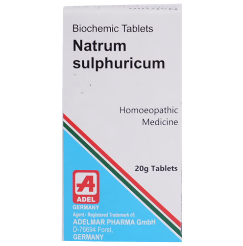 Adel Homeopathy Natrum Sulphuricum Biochemic Tablets 