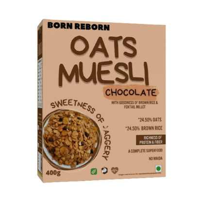 Born Reborn Chocolate Oats & Millets Muesli with Jaggery, Australia, Canada 