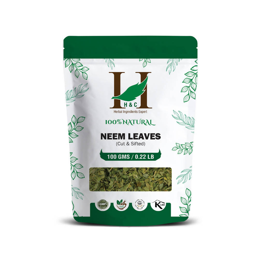 H&C Herbal Neem Leaves Cut & Shifted Herbal Tea Ingredient 