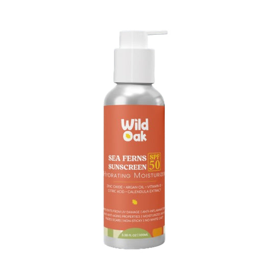 Wild Oak Sea Ferns (SPF 50) Sunscreen Hydrating Moisturizer TrueCure