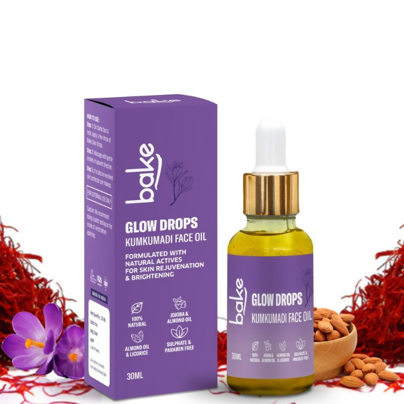 Bake Kumkumadi Face Oil For Brightening & Glowing Skin