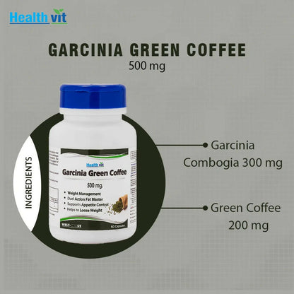 Healthvit Garcinia Green Coffee Capsules