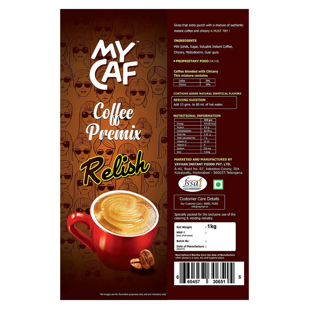 Mycaf Relish Instant Coffee Premix TrueCure