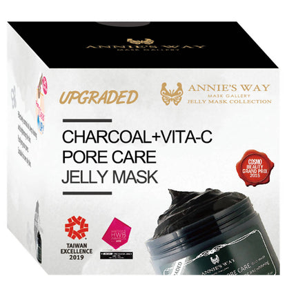 Annie's Way Charcoal + Vita-C Pore Care Jelly Mask 