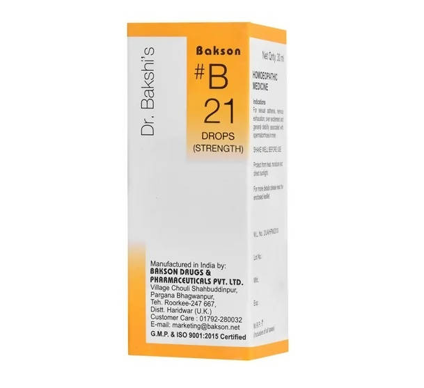 Bakson's Homeopathy B21 Drops