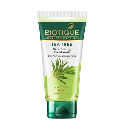 Biotique Advanced Organics Tea Tree Skin Clearing Facial Wash TrueCure